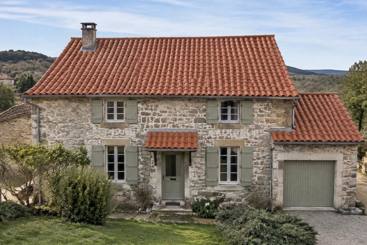 Toiture démoussée, après